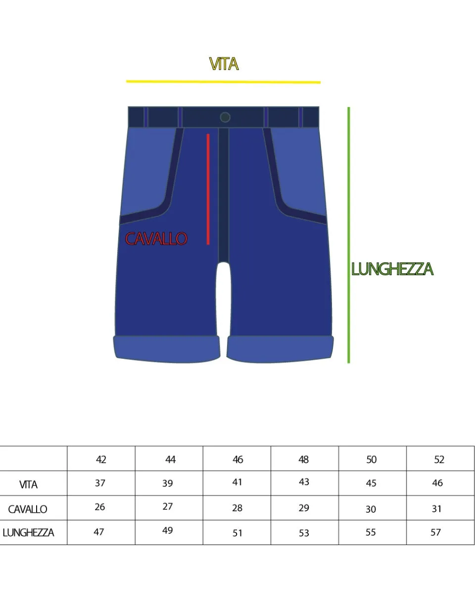 Bermuda Pantaloncino Uomo Corto Tinta Unita Camel Rotture GIOSAL-PC1763A