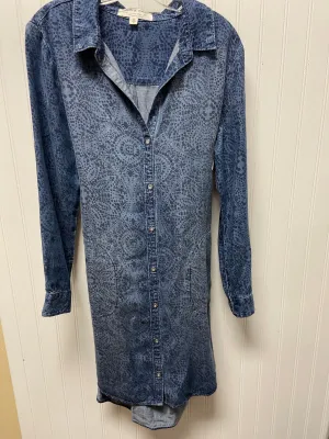 Blue Denim Dress Casual Short Cloth & Stone, Size S