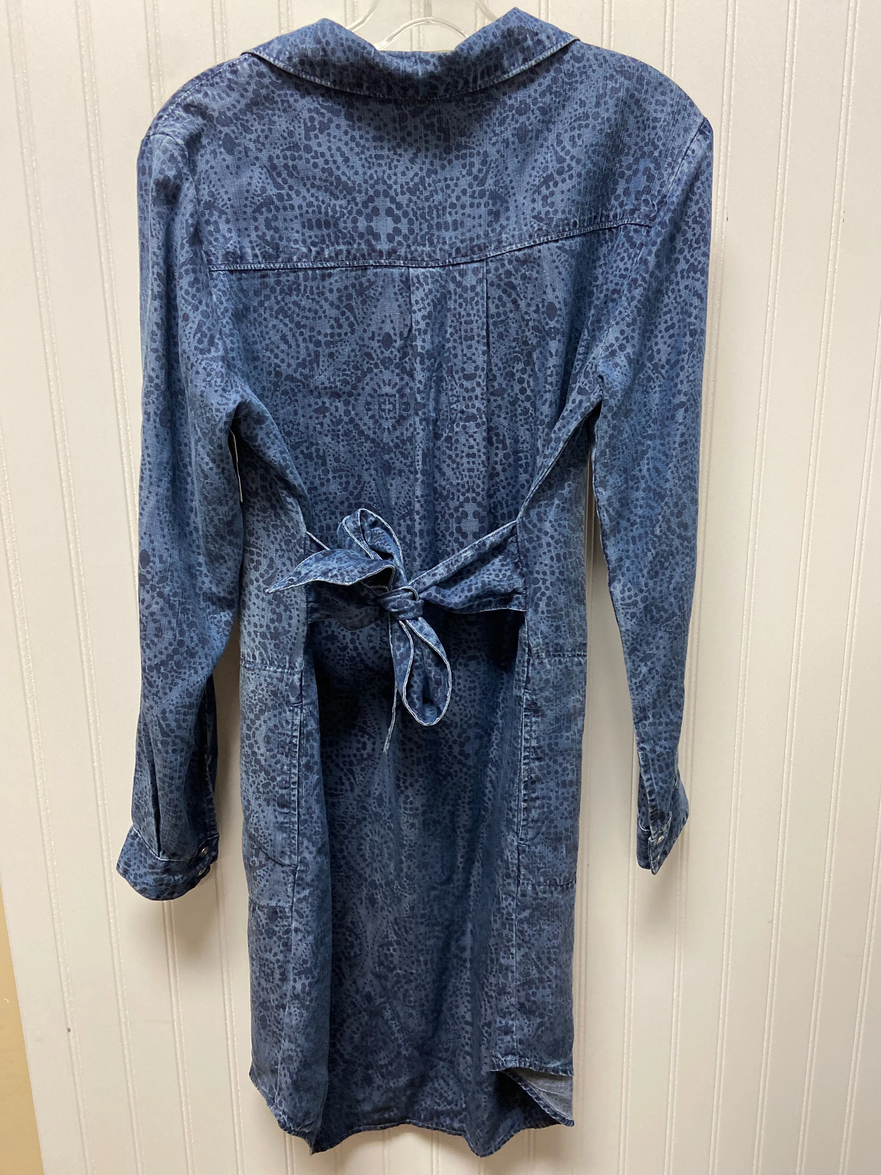 Blue Denim Dress Casual Short Cloth & Stone, Size S