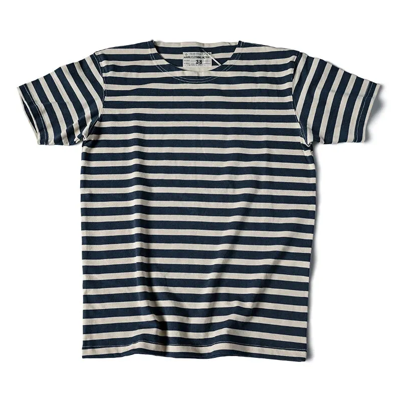 Breton Striped Short Sleeved T-shirt - Retro French Sailor Tee Shirts