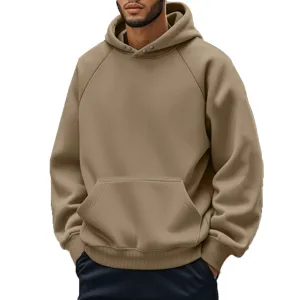 Fleece Hooded Sweater Casual Top