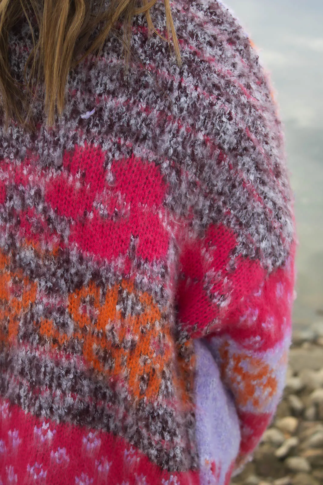 Kaydee Lavender & Pink Floral Cardigan