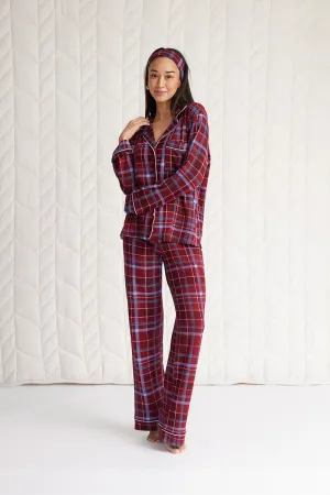 Long Sleeve Button-Down Pajama Set