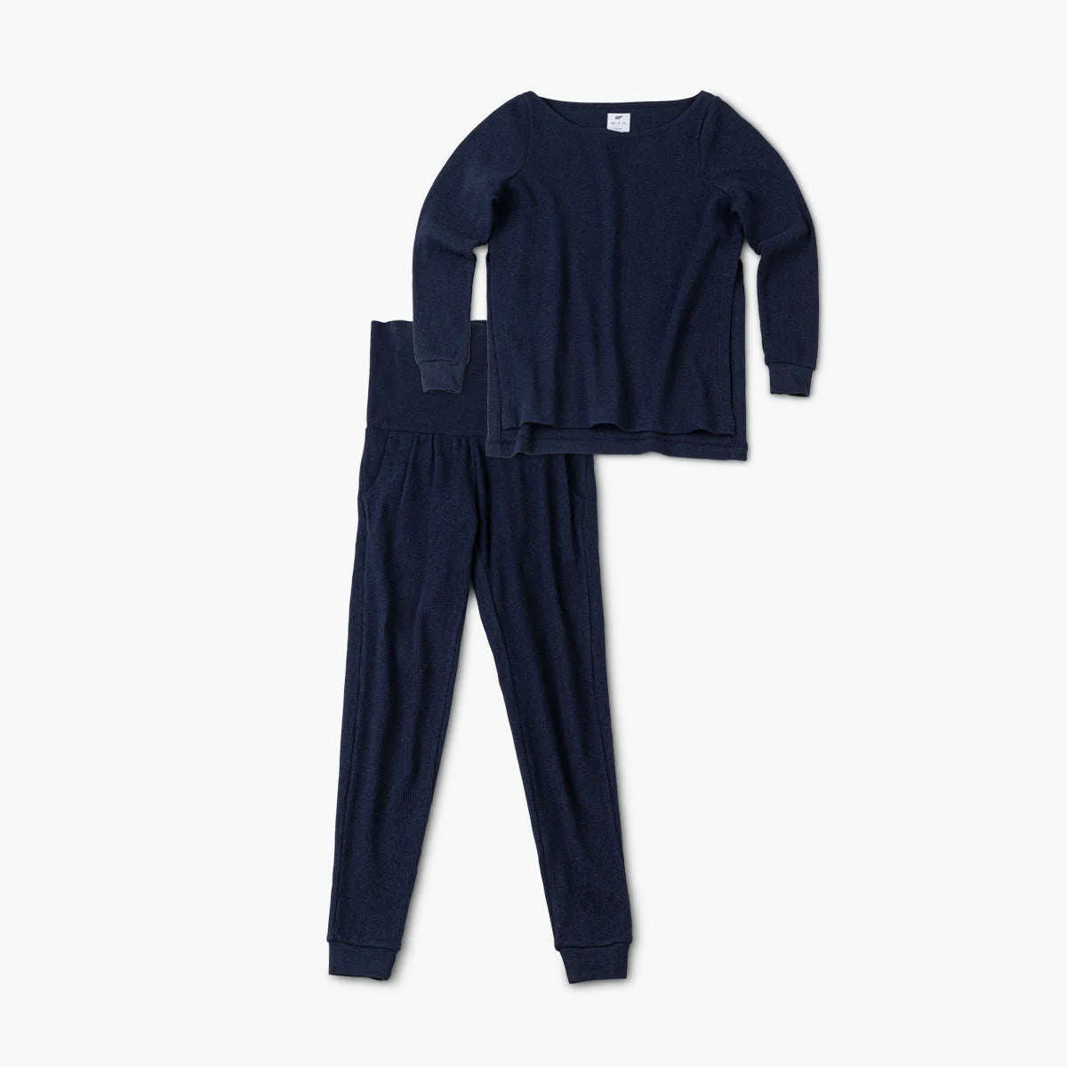 Organic Lounge Set_Navy Heather
